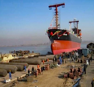 Ship Launching Airbags