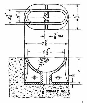 3490A Aircraft Tie Down Drawing