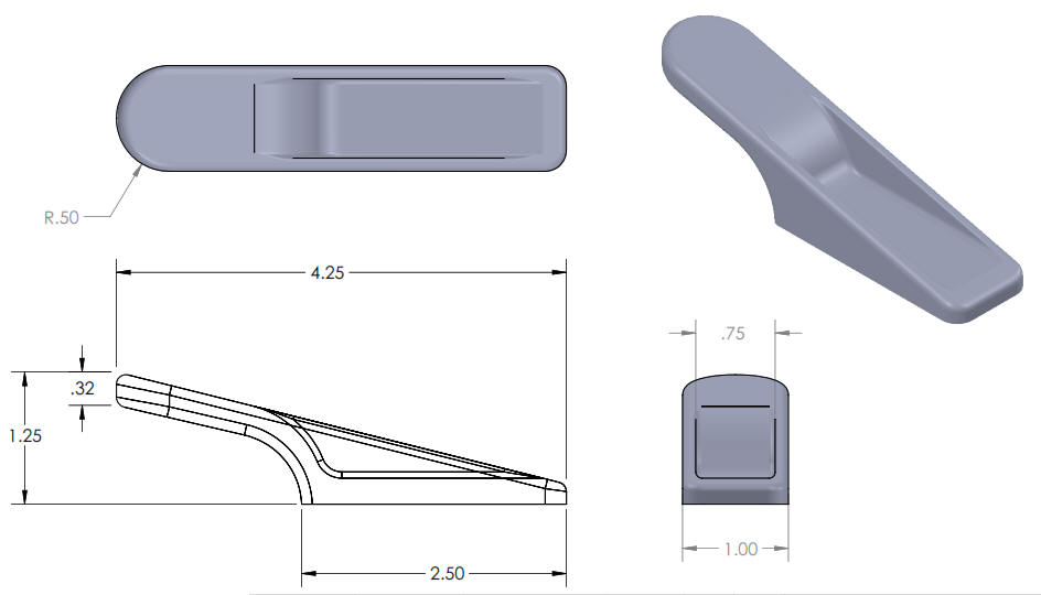 Aluminum Brailer Hook