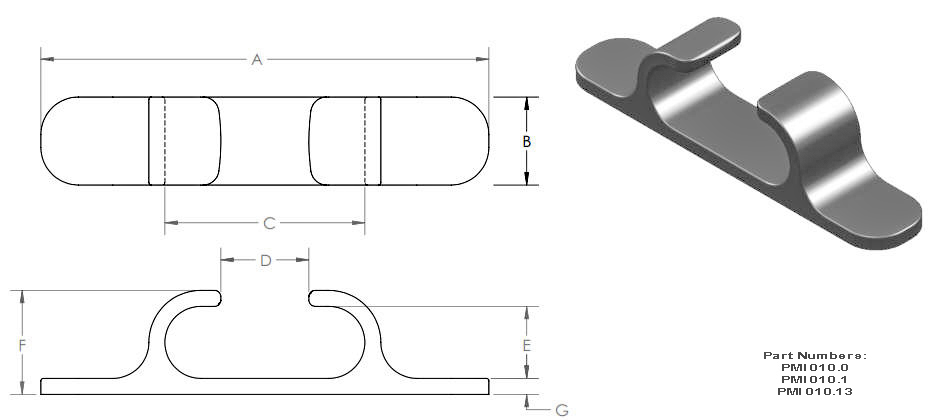 Aluminum Open Chock