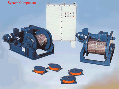 Barge Moving System During Loading or Off Loading