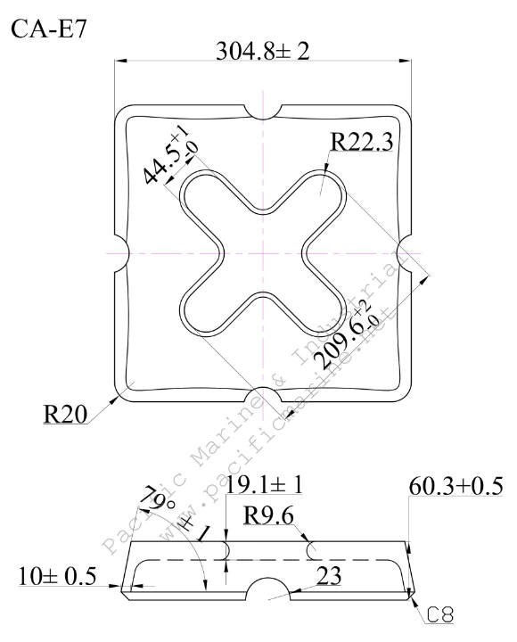 CA-E7 Raised Box Type Deck Socket 804 1213717