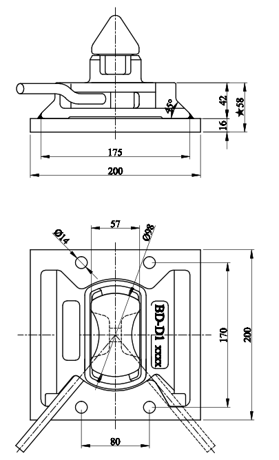 Boltable Dovetail Twist Lock