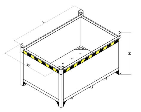 Twistlock Flatrack Bins