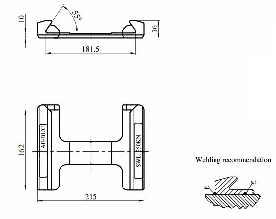 AE-B1 Single Dovetail Foundation