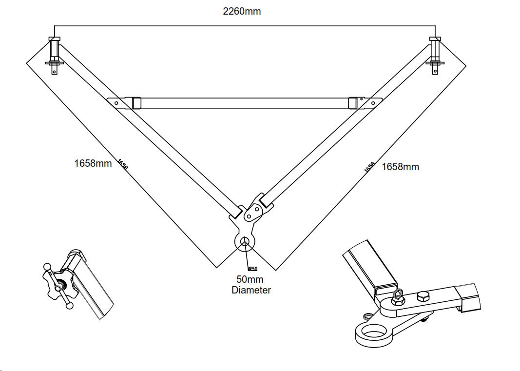 Shipping Container Tow Bar System