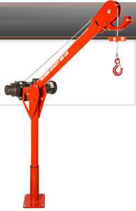 Utility Jib Crane - Davit Cranes