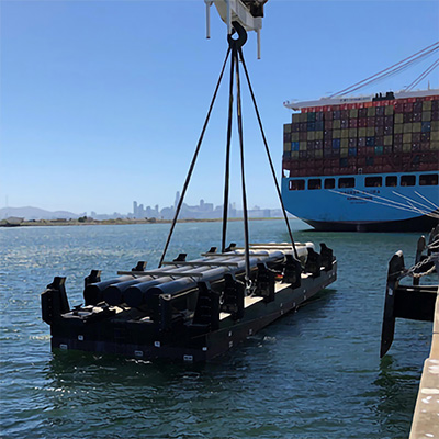 Ferry Passenger Float for Embarkation and Debarkation