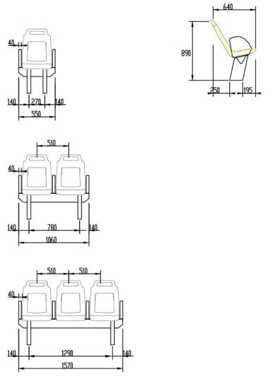 Boston Ferry Passenger Seat Dimensions