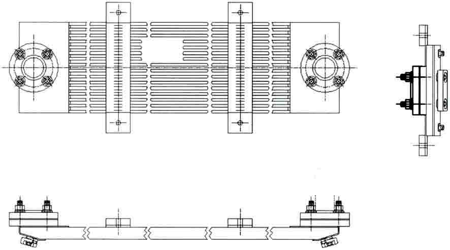 Flanged Keel Cooler Marine