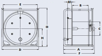 Audio Video Portable Cable Storage Reel With Divider