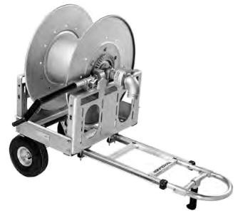 model 4300AL portable cabel reel hand truck