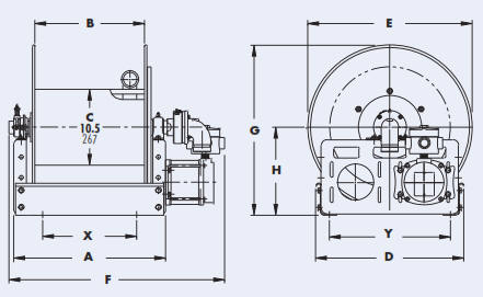 Series 1 1/2 Petroleum Hose Reels