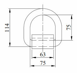 4 Metric Ton SWL Eye Lifting Point