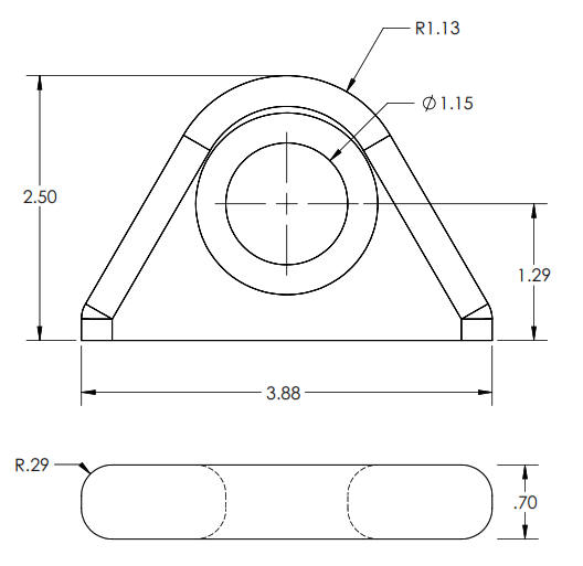 HD Fixed Aluminum Lifting Eye Point