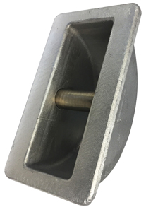 Flush Rectangular Aluminum Lifting Point