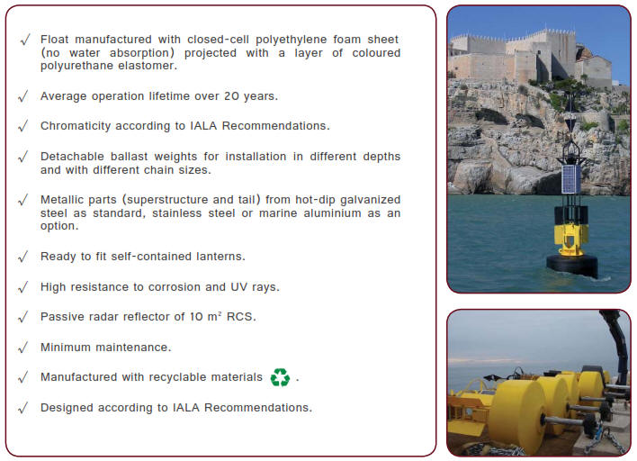 EBM 15/30 Marine Elastomeric Buoy