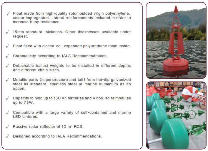 RBM 15/30 Marine Polyethylene Buoy