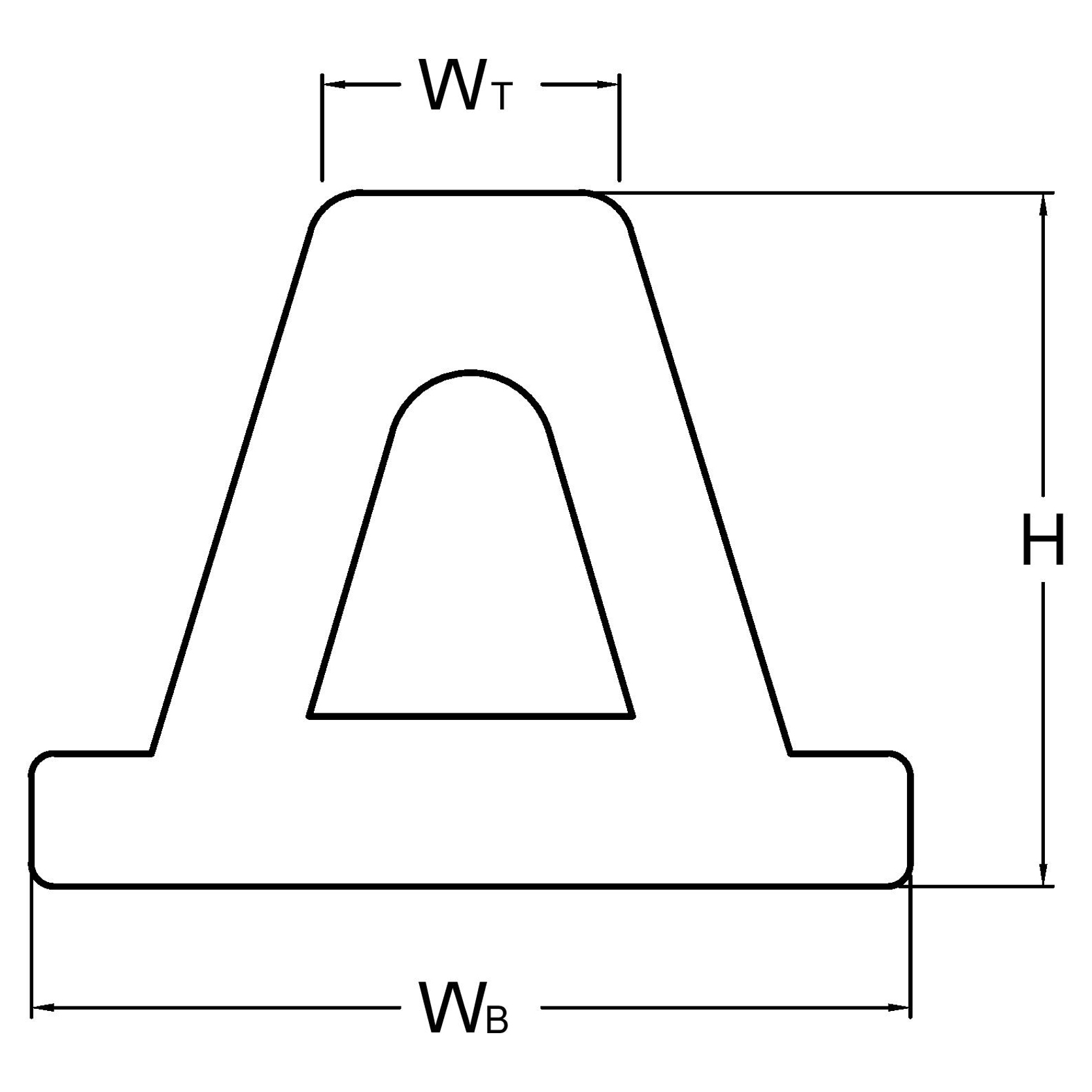 Trapezoidal W Series Marine Fender