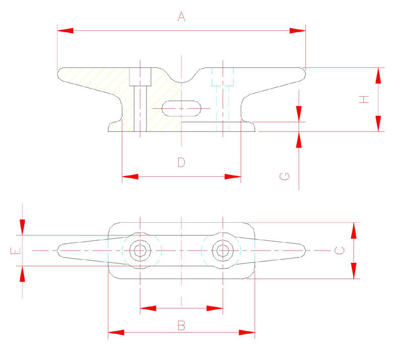 Marine Mooring Cleats