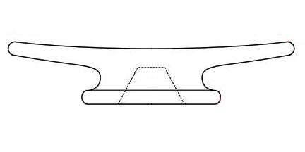 Steel A Type Marine Mooring Cleats 