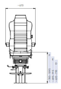 nautic pro star marine captains chair