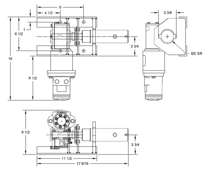 Myte Winch Hoist HY3D Bayonet