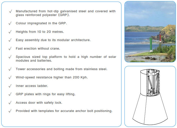 MTP-S GRP Navigational Aid Towers