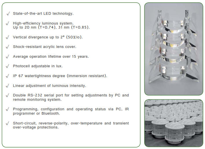 Long Range LED Flashing Beacon