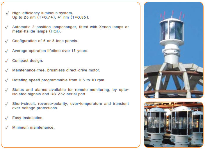 Long Range Rotating Beacon MBR 400