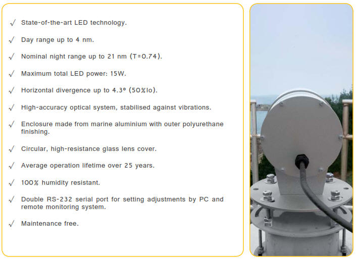 LED Range Light Navigational Aids