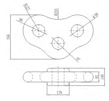 Anchor Mooring Chain Plate