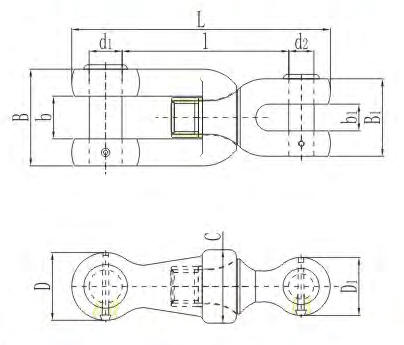 B Type Swivel Shackle