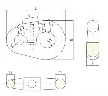 Pear Type Detachable Connecting Link