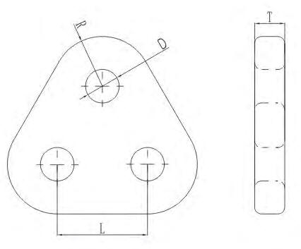 Triangle Plate Straight Type