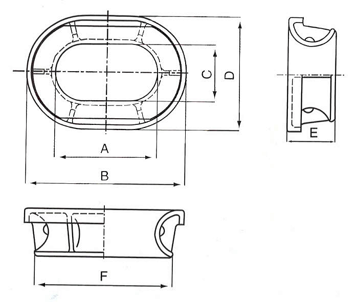 Mooring Chock Panama Chock JIS F 2007-76