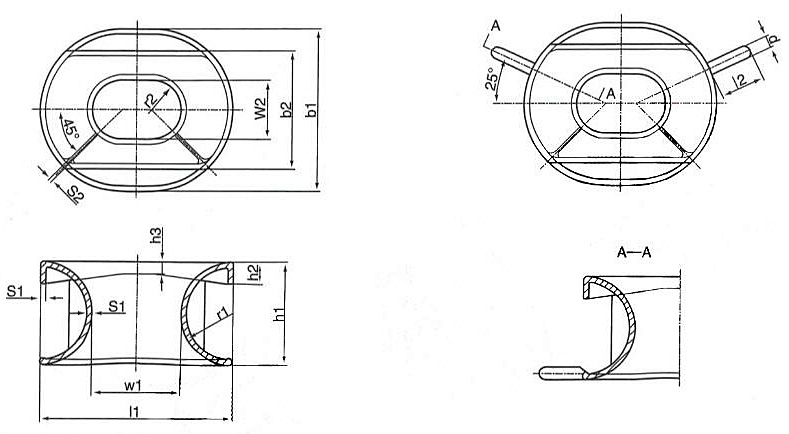 Ship Chock Panama Chock DIN 81915 Type B