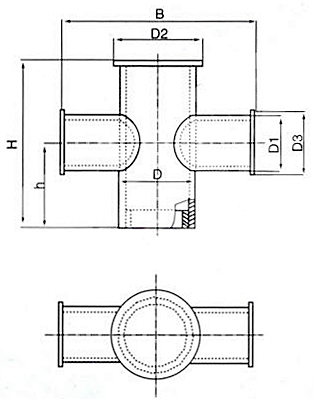 Single Ship Mooring Bitts GB/T 10106-88 Type A