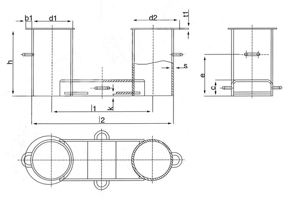 Double Ship Mooring Bitts NS 2584