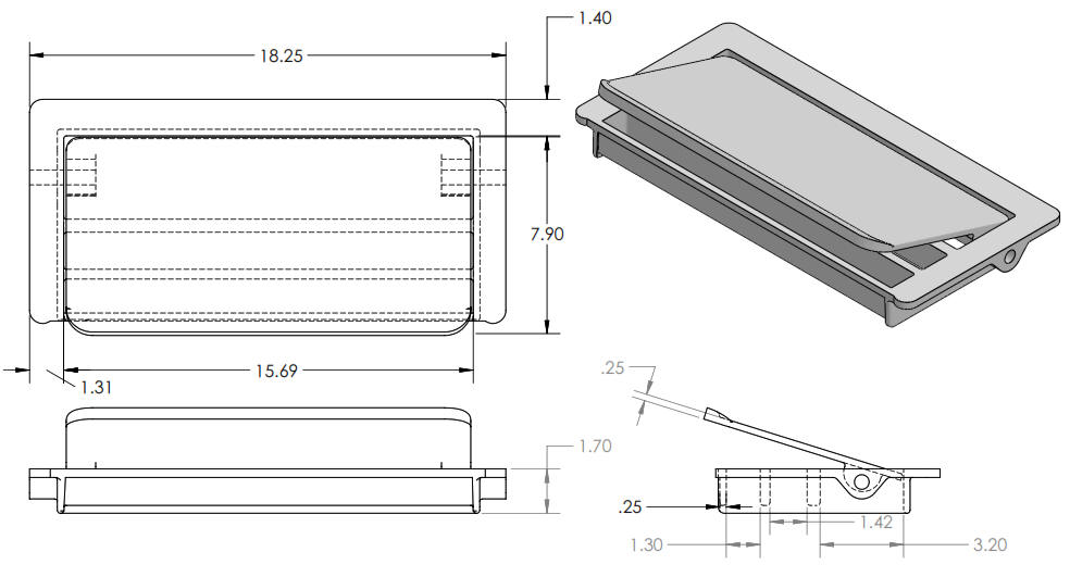 Aluminum Scuppers for Marine Deck