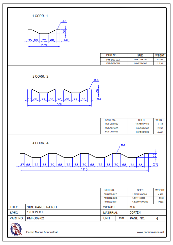 Shipping Container Side Panel