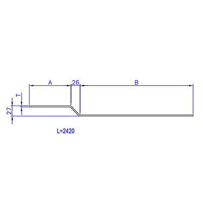 Shipping Container Top End Rail