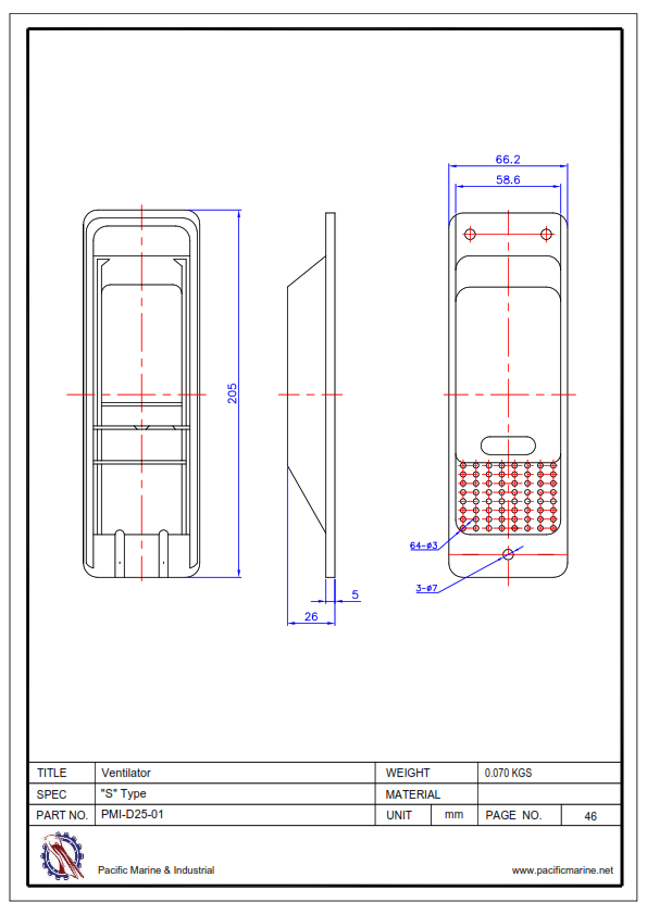 Shipping Container Parts:  Vents and Ventilators