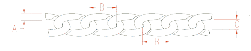 Stainless Steel Twist Link Chain