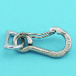 Stainless Harness Clip with D Ring