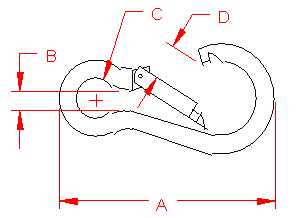 Stainless Spring Clip Key Lock