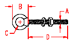 Stainless Custom Eye Bolt Set