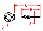 Stainless Shoulder Eye Bolt