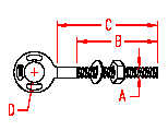 Stainless Plain Eye Bolt