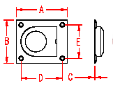 Stainless Flush Lift Pull